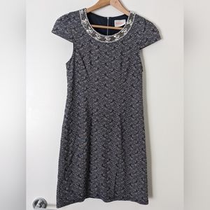 ShopRuche Lace Dress with Beaded Collar